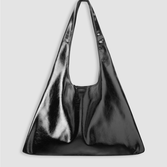 BLACK TOTE/HOBO BAG - Picture 1 of 3